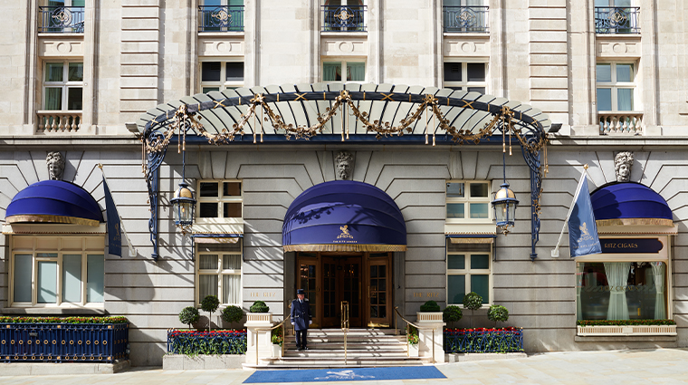 the ritz london exterior doorman