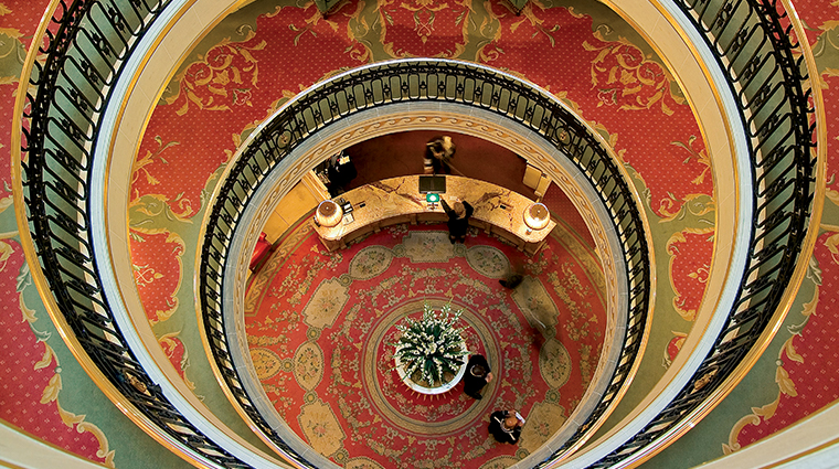 the ritz london lobby staircase