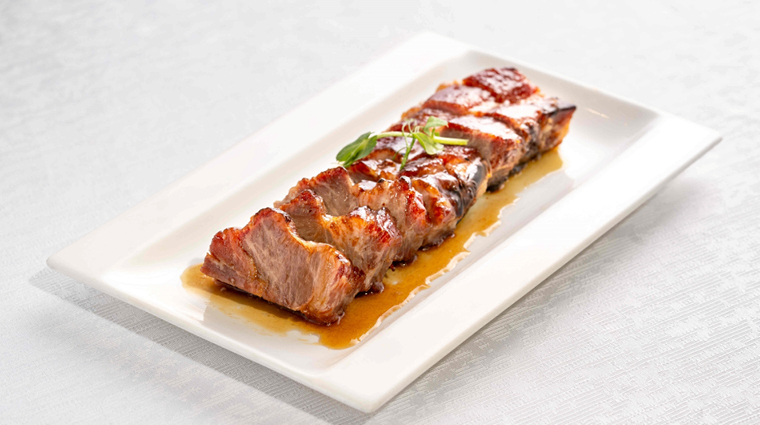 the royal garden chinese restaurant honey roasted barbecued iberico pork