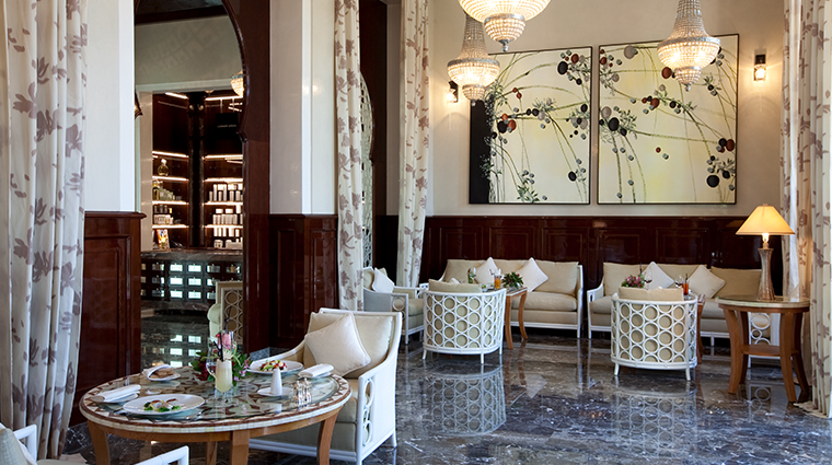the royal mansour marrakech spa tea lounge