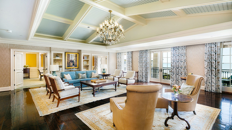 the sanctuary at kiawah island golf resort Presidential Suite Living Room new