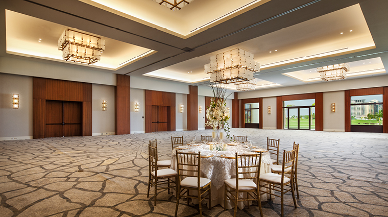 the santa maria a luxury collection hotel and golf resort ballroom table