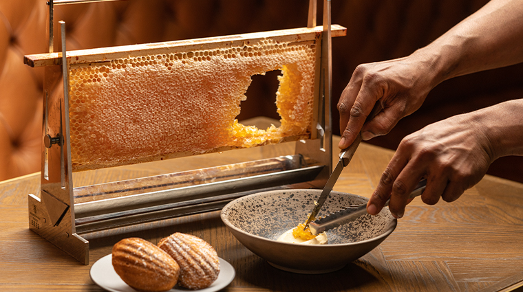 the sofitel london st james bistrot wild honey honeycomb