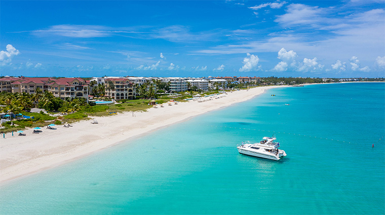 the somerset on grace bay aerial