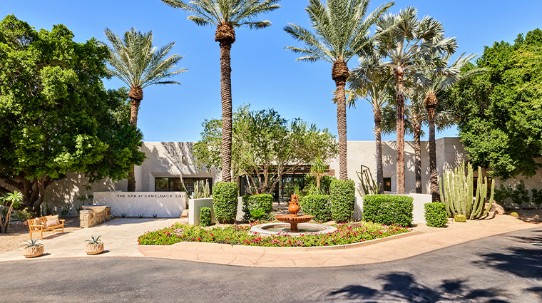 the spa at camelback inn SPA ENTRANCE
