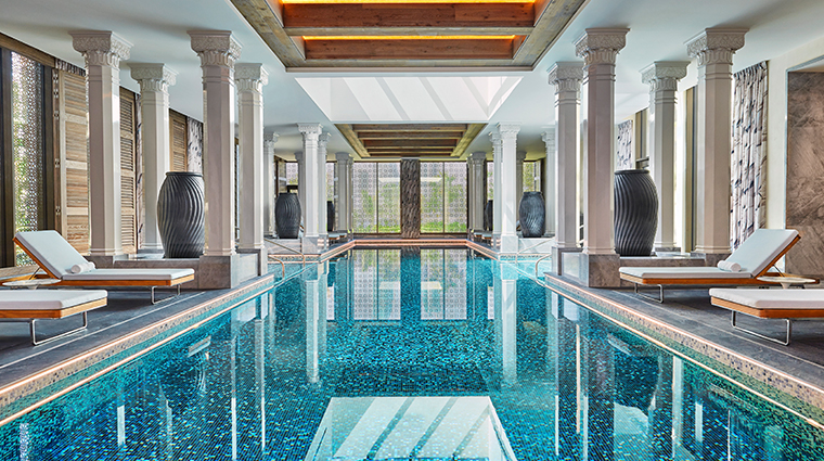 the spa at four seasons hotel bahrain bay indoor pool