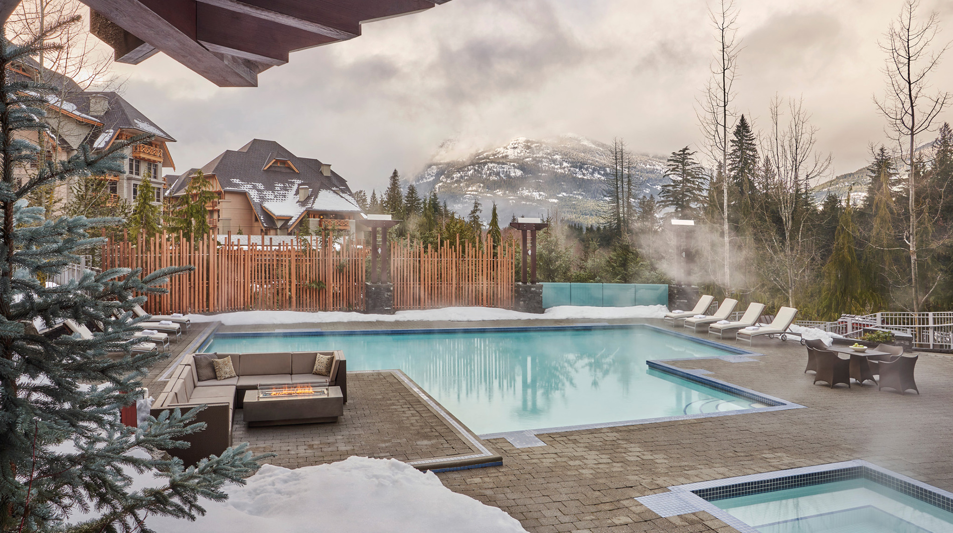 The Spa At Four Seasons Resort Whistler Whistler Spas Whistler   Four Seasons Resort And Residences Whistler Pool 