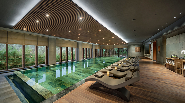 the spa at mandarin oriental bodrum indoor pool 2