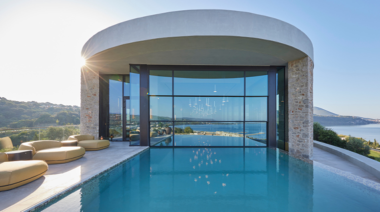 mandarin oriental costa navarino the spa pool