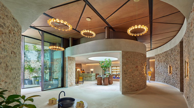 mandarin oriental costa navarino the spa reception