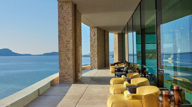 mandarin oriental costa navarino the spa terrace