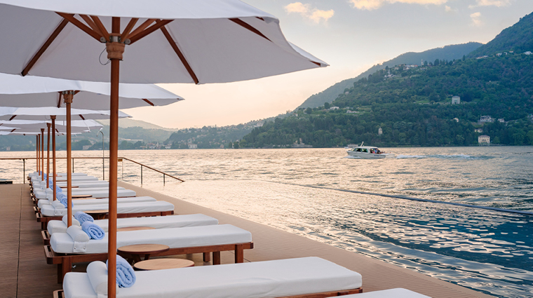 the spa at mandarin oriental lago di como exterior pool