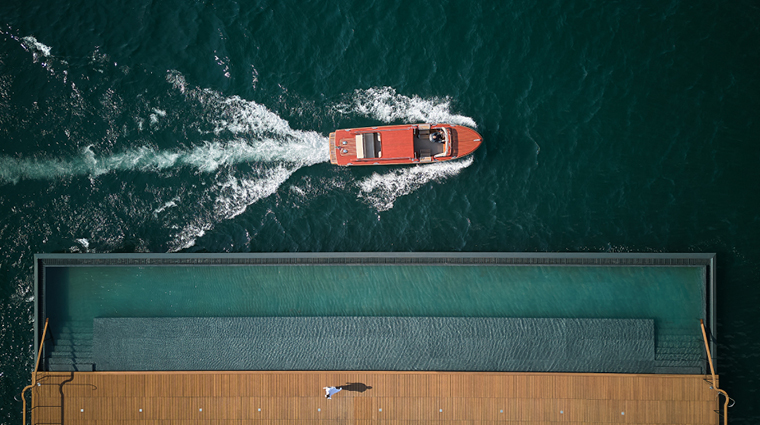 the spa at mandarin oriental lago di como outdoor pool