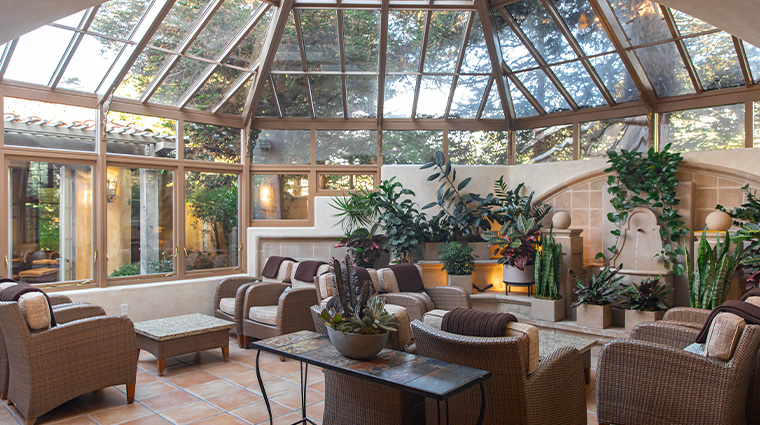 the spa at pebble beach relaxation atrium