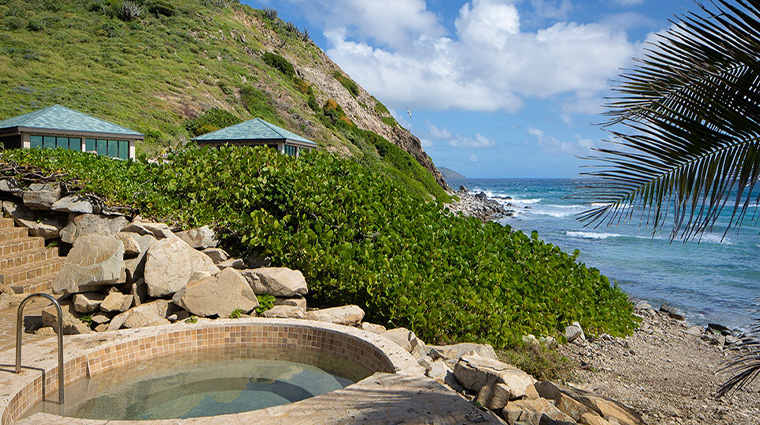 the spa at peter island hot tub