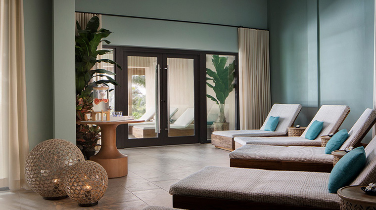 the spa at peter island relaxation room