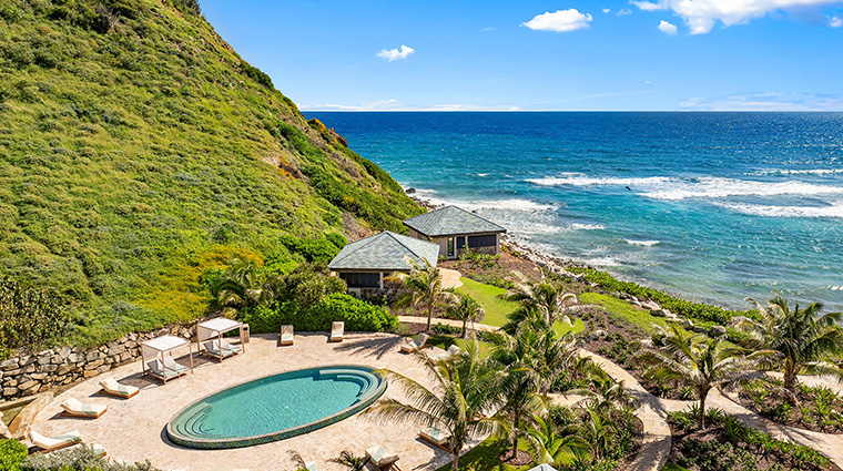 the spa at peter island spa pool