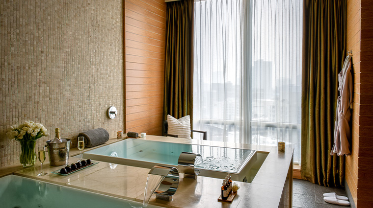 the spa at trump chicago doubles bath