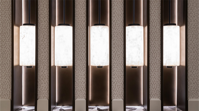 the spa salon at the ritz carlton sarasota hallway detail