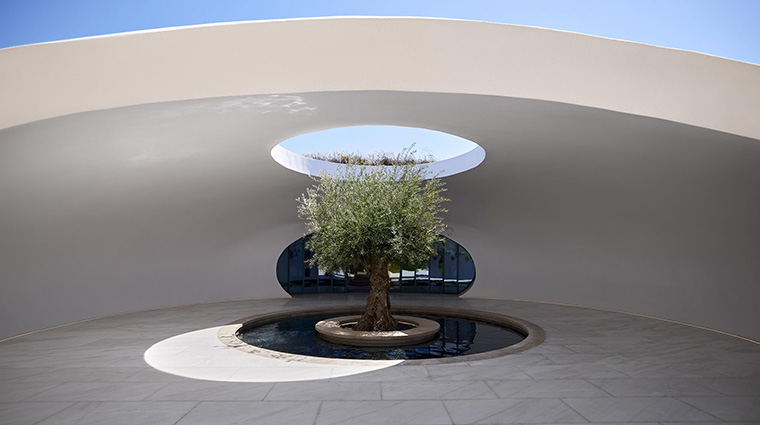 the spa shebara courtyard