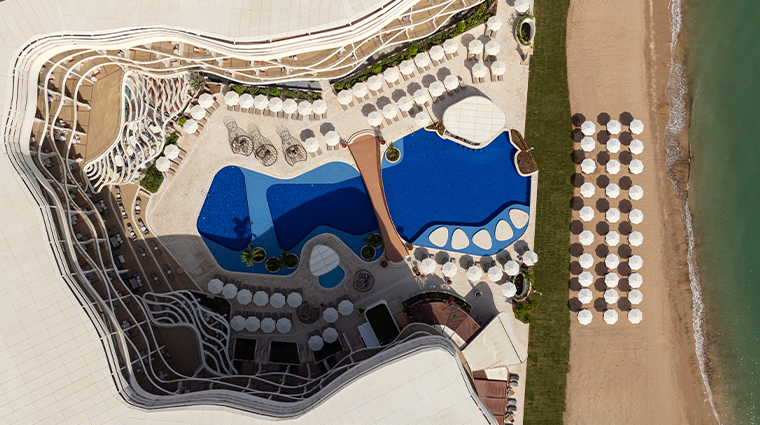 the st regis al mouj muscat resort exterior aerial