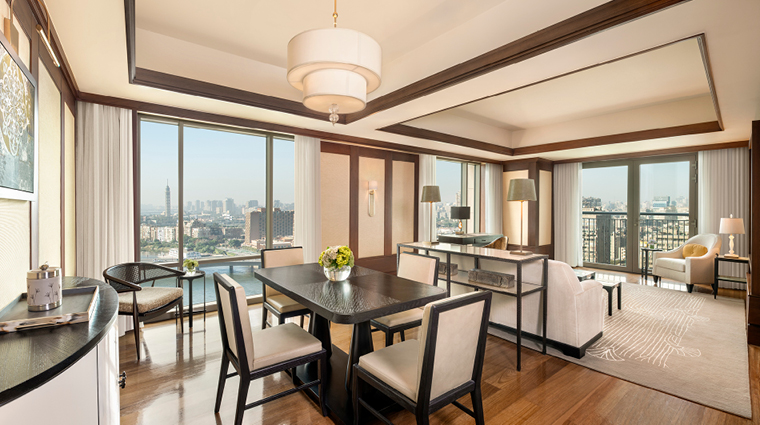 the st regis cairo suite living room