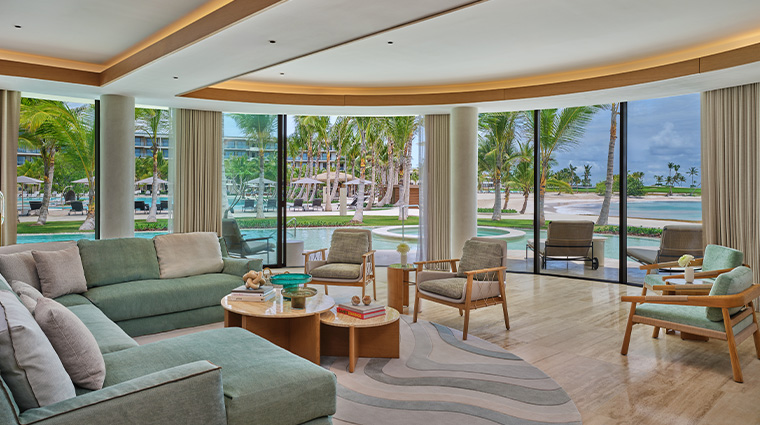 the st regis cap cana resort oasis suite living room