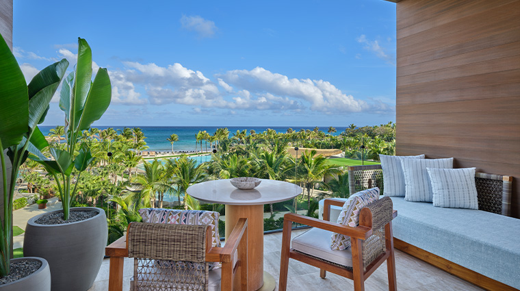 the st regis cap cana resort room terrace view