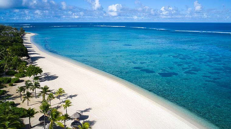 the st regis le morne resort mauritius aerial