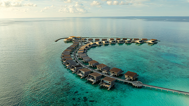 13 Forbes Overwater Villas Against the Sunset canvas