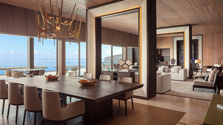 19 Forbes John Jacob Astor Estate Interiors Living room with the view