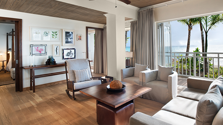 the st regis mauritius suite living room