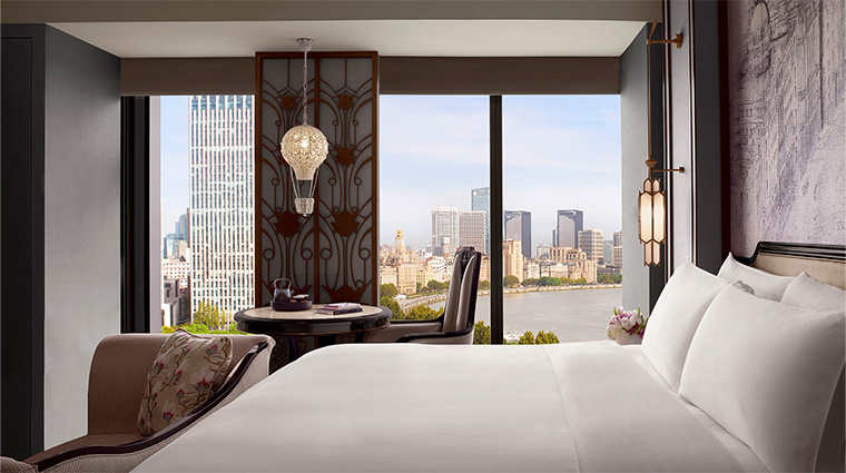 the st regis on the bund shanghai bund view room bedroom