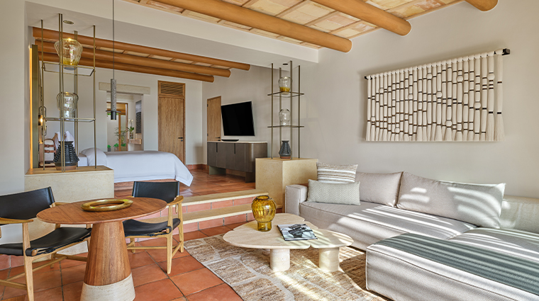 the st regis punta mita resort jr suite living room