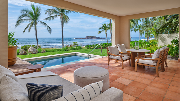 the st regis punta mita resort suite pool