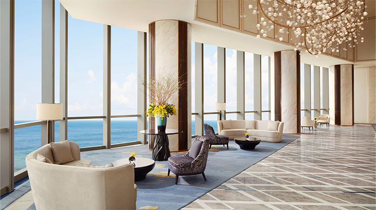 the st regis qingdao sky lobby day