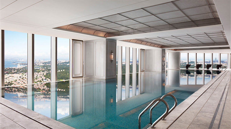 the st regis qingdao swimming pool overall