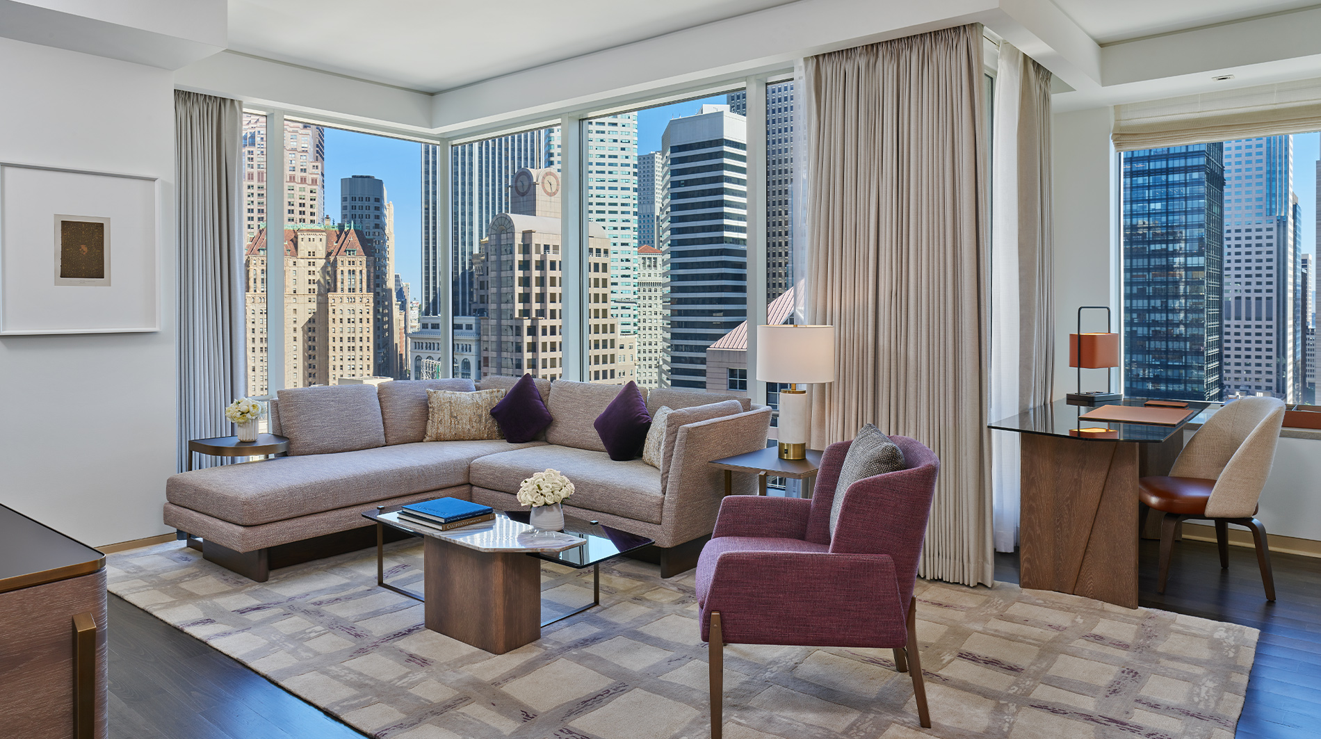 The St. Regis San Francisco Astor Suite living room