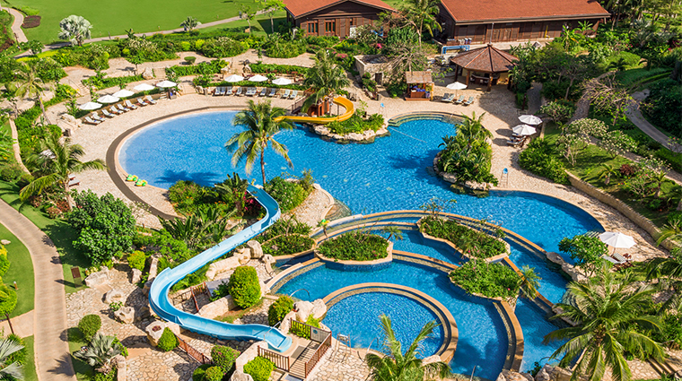 the st regis sanya yalong bay resort family pool