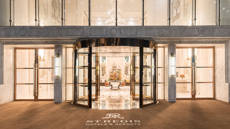 the st regis zhuzai hotel entrance