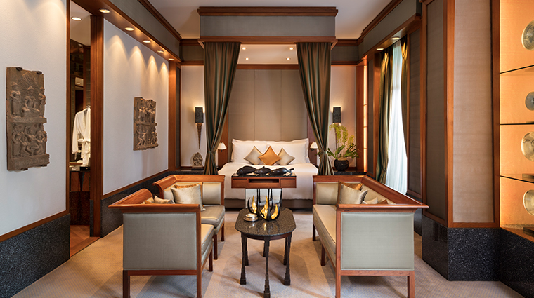 the sukhothai bangkok garden suite bedroom