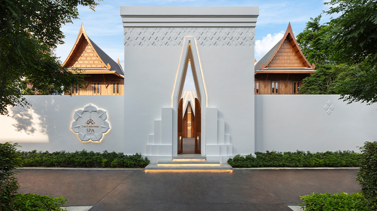 the sukhothai spa facade