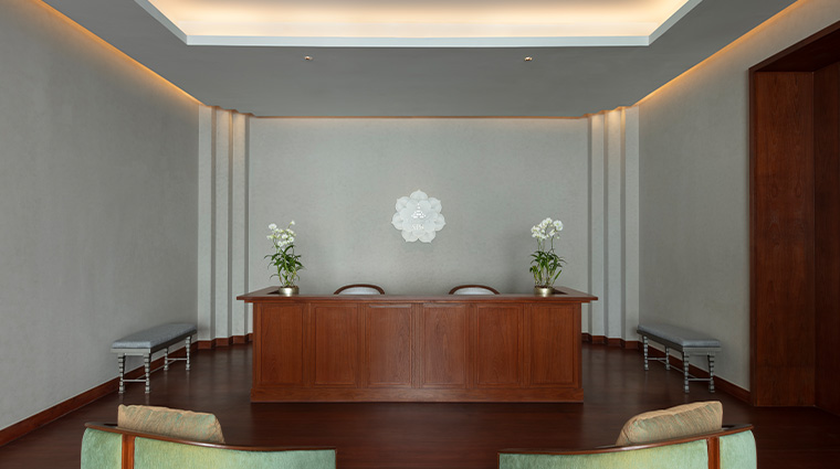 the sukhothai spa reception
