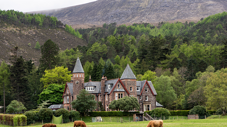 the torridon hotel exterior