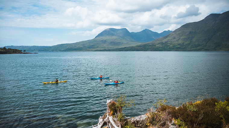 the torridon kayaking