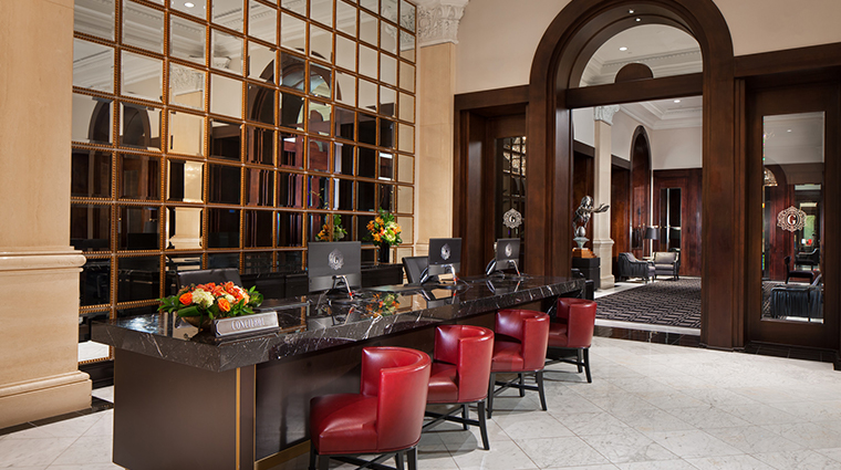 the us grant a luxury collection hotel concierge desk