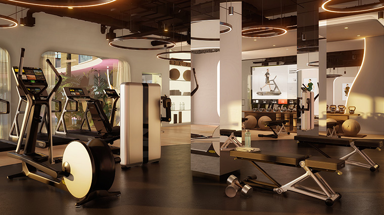 the unexpected ibiza hotel gym