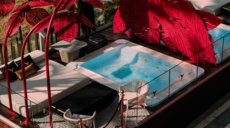 the unexpected ibiza hotel jacuzzi