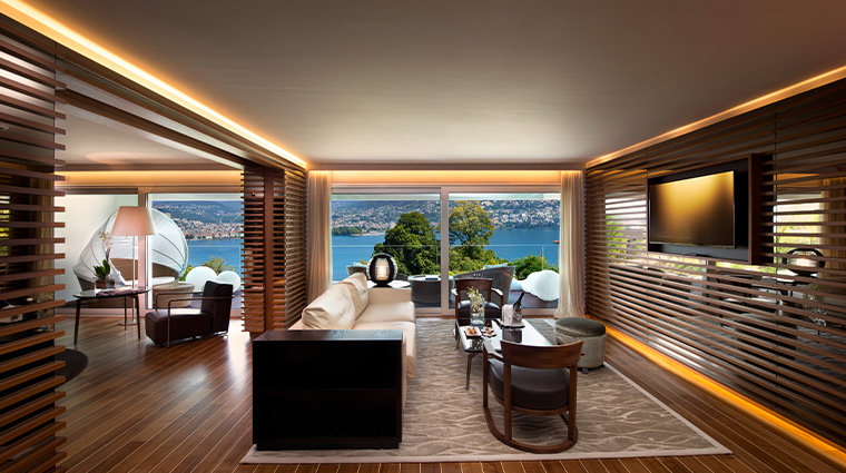 the view lugano suite lounge area