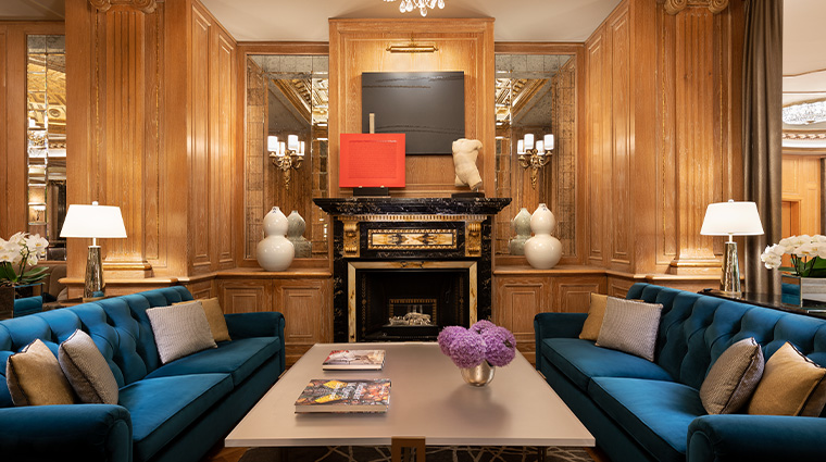 the westin palace milan lounge bar fireplace